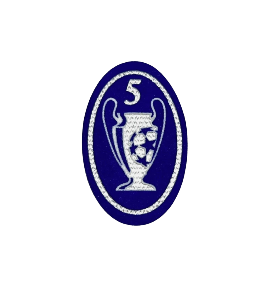 UEFA CHAMPIONS LEAGUE 2007-12 BADGE OF HONOUR 5X WINNERS PATCH