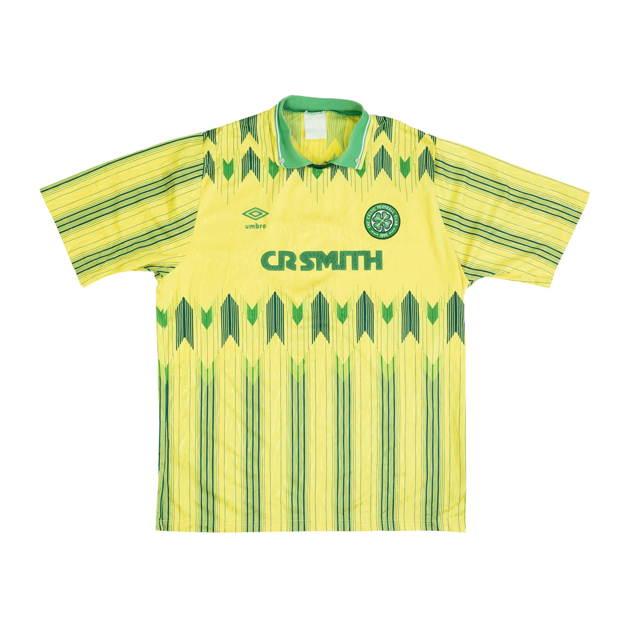 Celtic Yellow 1989/90 Away Shirt – Premier Retros