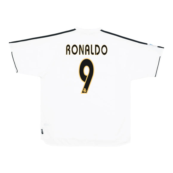 REAL MADRID 2006 2007 RONALDO 9 AWAY LA LIGA SHIRT (Excellent) XL – Foot- Jerseys