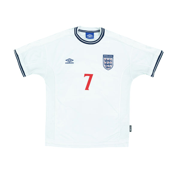 Shirts, David Beckham England National Soccer Jersey 7 Sz Xl