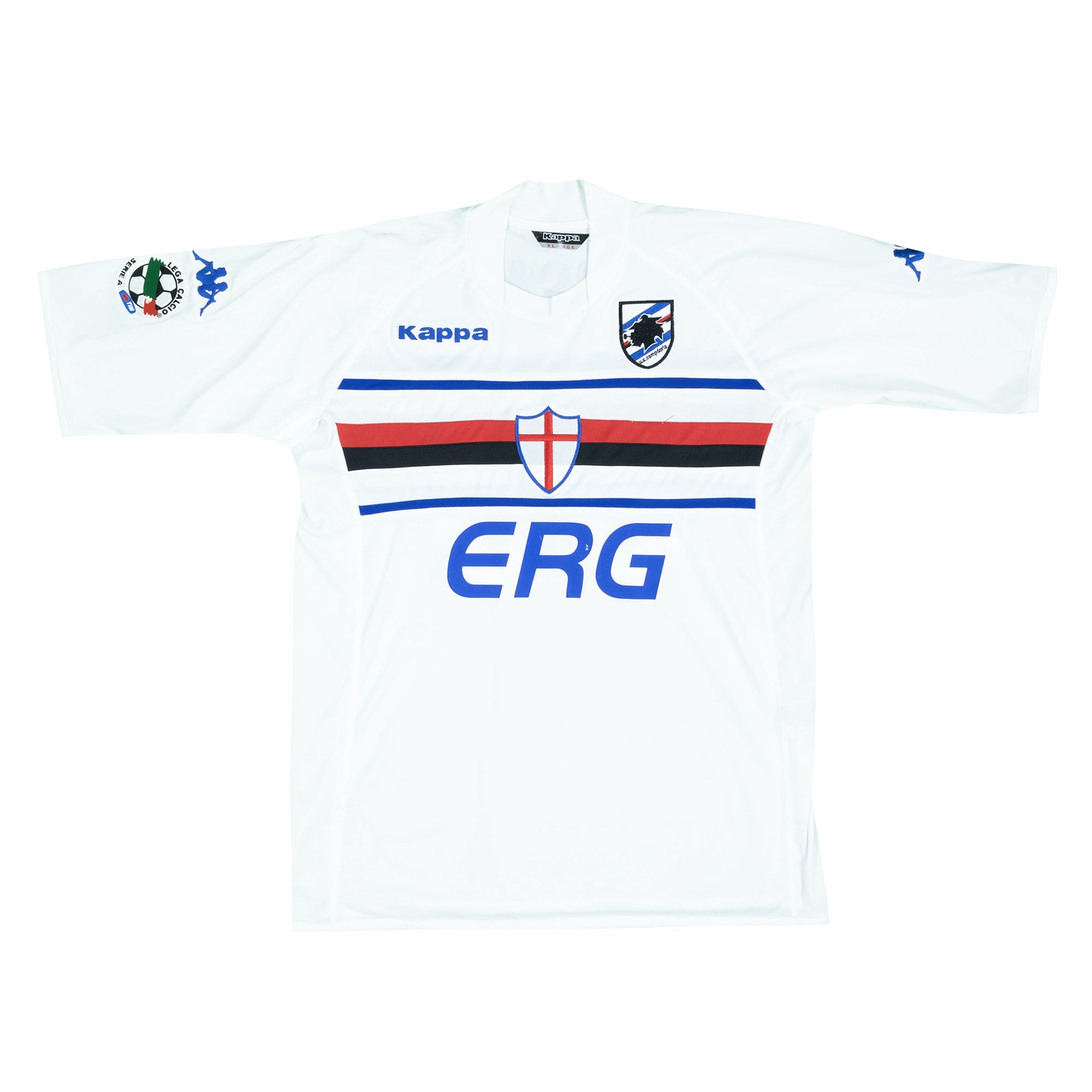 SAMPDORIA 2007-09 MATCH ISSUE HOME SHIRT - CASSANO 99 - XL | Retro 