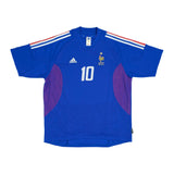 FRANCE 2002-04 HOME SHIRT - ZIDANE 10 - XL