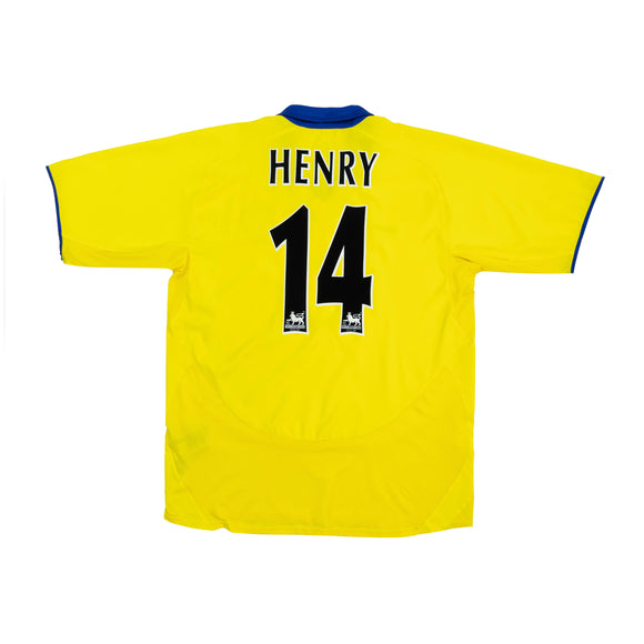 Henry 14 for Retro Shirt 2005-2006 Arsenal Home Red Vintage Soccer Jersey