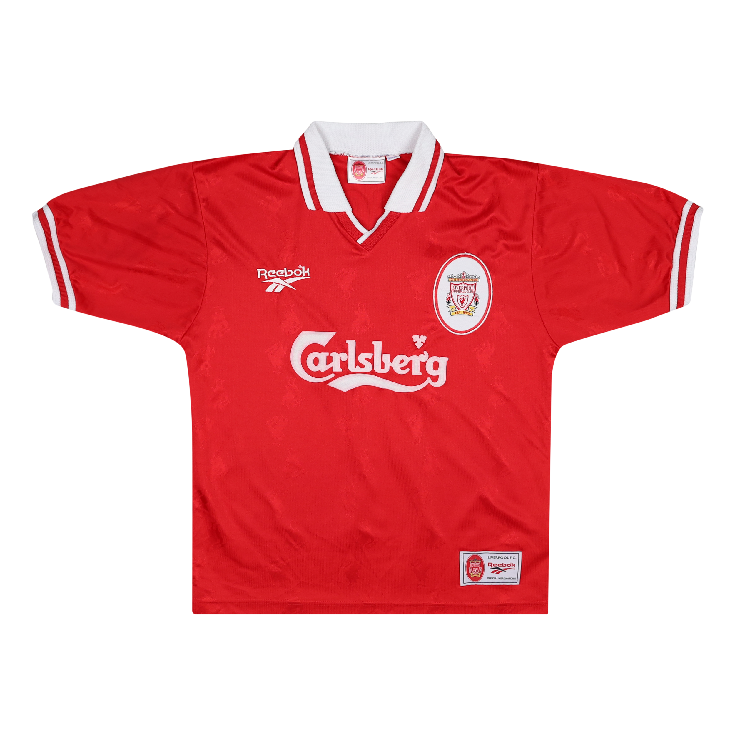 LIVERPOOL 1996-98 HOME SHIRT - INCE 17 - S | Retro Football Shirt – The ...