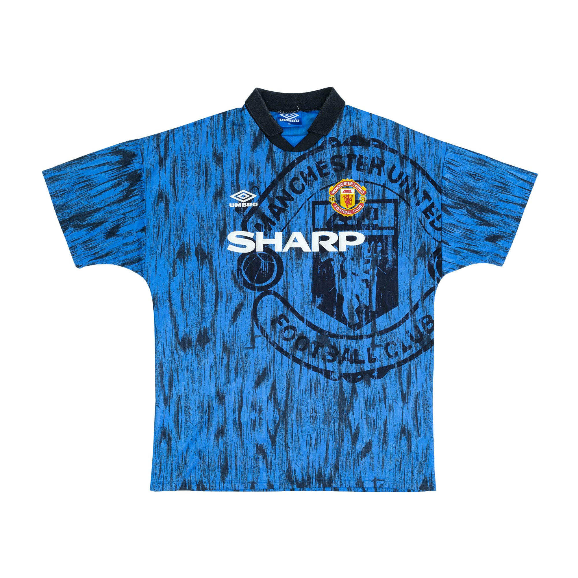 1993-95 Manchester United Away Shirt Cantona #7 | Very Good | Medium