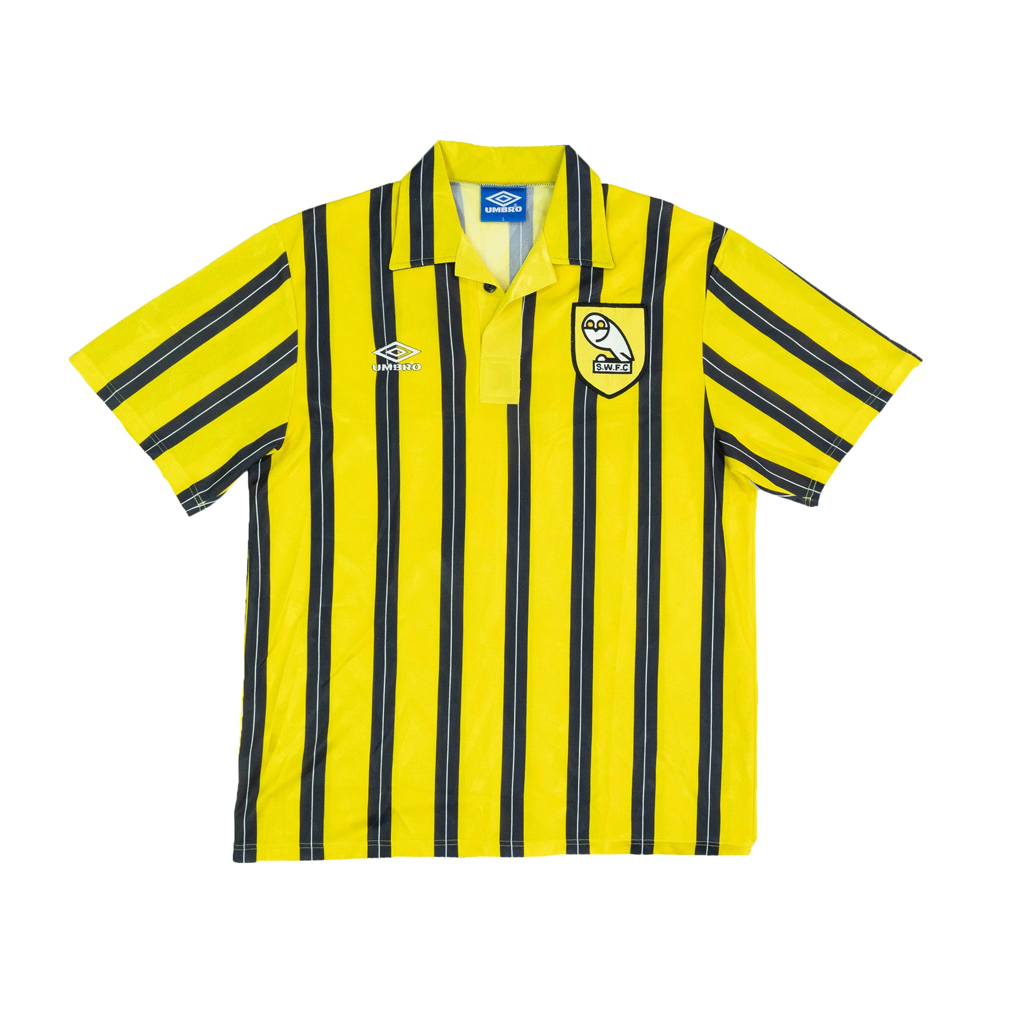 Sheffield Wednesday 1992-93 Away Shirt - Waddle 8 - L