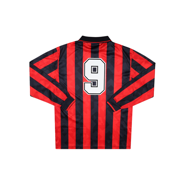 AC MILAN 1993-94 LS HOME SHIRT - 9 (PAPIN)