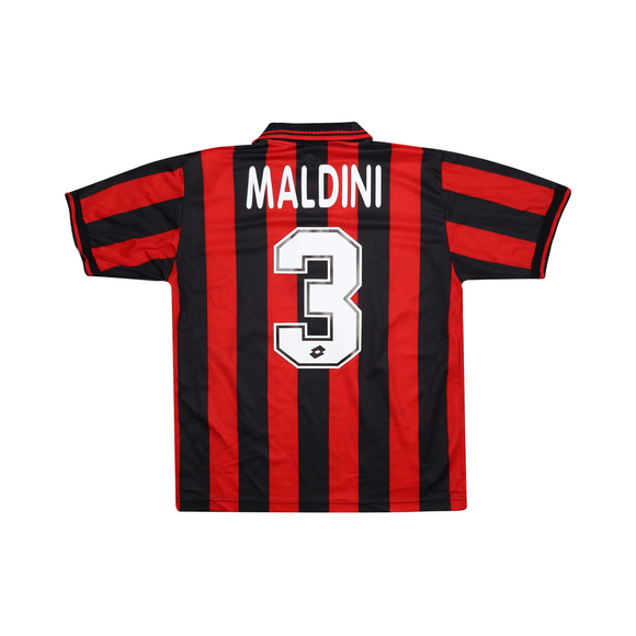 AC MILAN 1997-98 HOME SHIRT - MALDINI 3