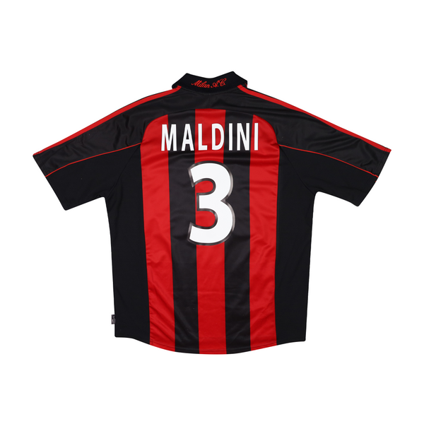 AC MILAN 2000-02 HOME SHIRT - MALDINI 3