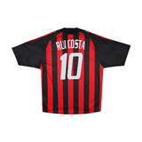 AC MILAN 2002-03 HOME SHIRT - RUI COSTA 10 