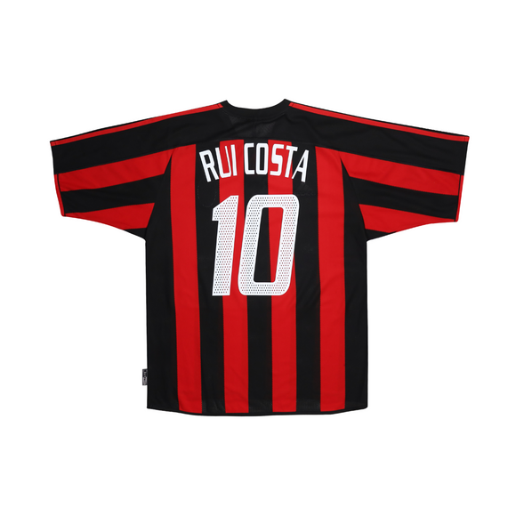 AC MILAN 2003-04 HOME SHIRT - RUI COSTA 10