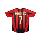 AC MILAN 2004-05 HOME SHIRT - SHEVCHENKO 7 - KIDS