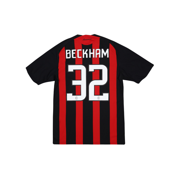 AC MILAN 2008-09 HOME SHIRT - BECKHAM 32