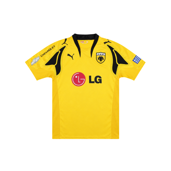 AEK ATHENS 2007-08 HOME SHIRT