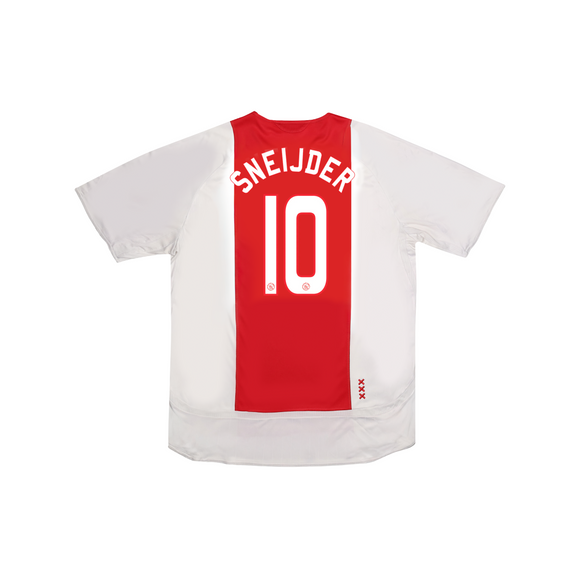 AJAX 2006-07 HOME SHIRT - SNEIJDER 10