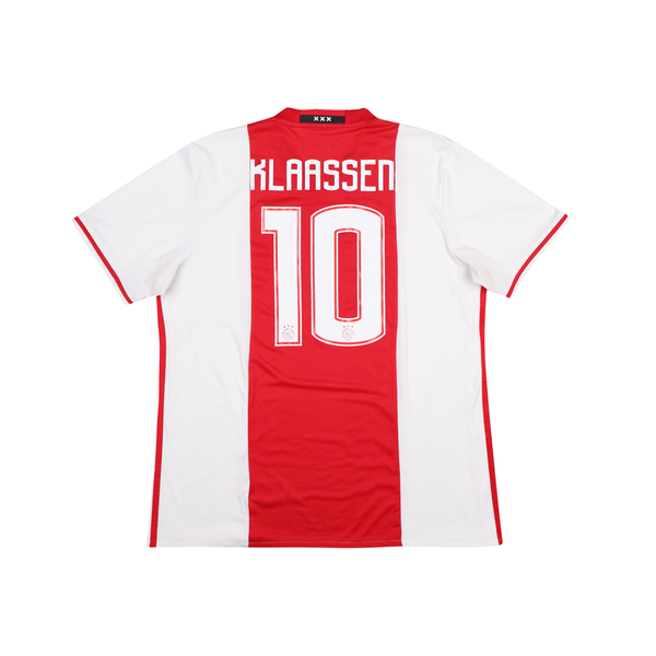 AJAX 2016-17 HOME SHIRT - KLAASSEN 10