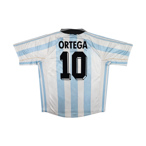 ARGENTINA 1998-99 HOME SHIRT - ORTEGA 10