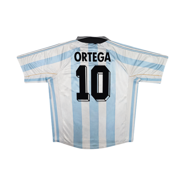ARGENTINA 1998-99 HOME SHIRT - ORTEGA 10