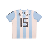 ARGENTINA 2007-09 BASIC HOME SHIRT - MESSI 15