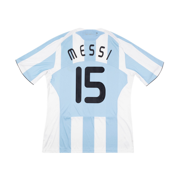 ARGENTINA 2008-10 HOME SHIRT - MESSI 15