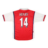 ARSENAL 1999-00 HOME SHIRT - HENRY 14 