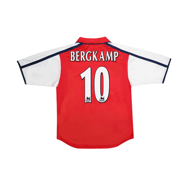 ARSENAL 2000-02 HOME SHIRT - BERGKAMP 10
