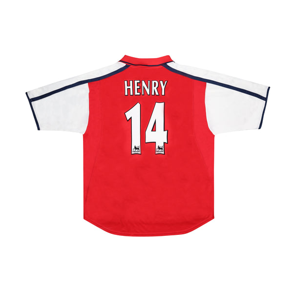 ARSENAL 2000-02 HOME SHIRT - HENRY 14 