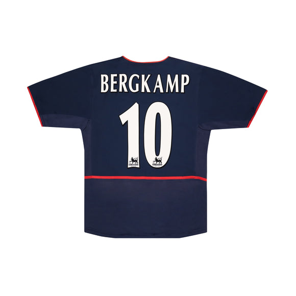 ARSENAL 2002-03 AWAY SHIRT - BERGKAMP 10