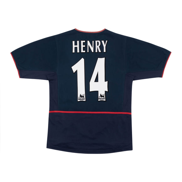 ARSENAL 2002-04 AWAY SHIRT - HENRY 14 - KIDS