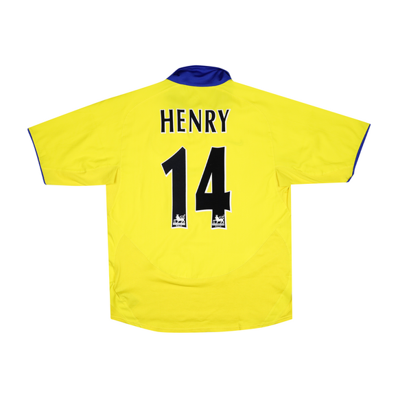 ARSENAL 2003-05 AWAY SHIRT - HENRY 14 