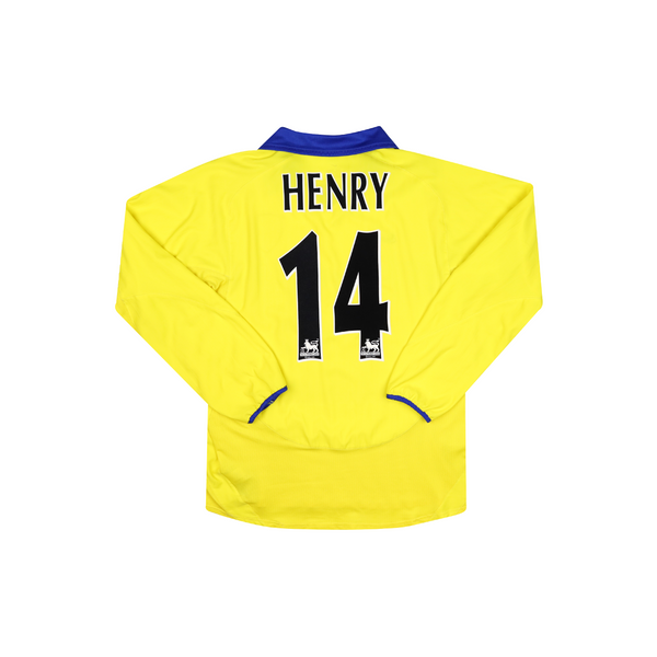 ARSENAL 2003-05 LS AWAY SHIRT - HENRY 14