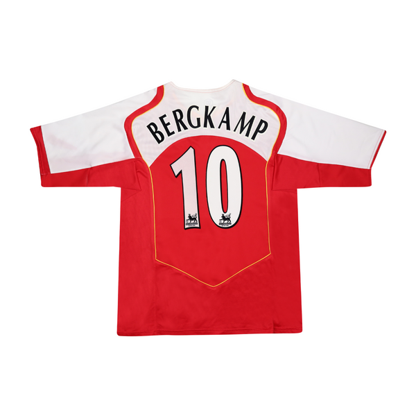 ARSENAL 2004-05 HOME SHIRT - BERGKAMP 10 