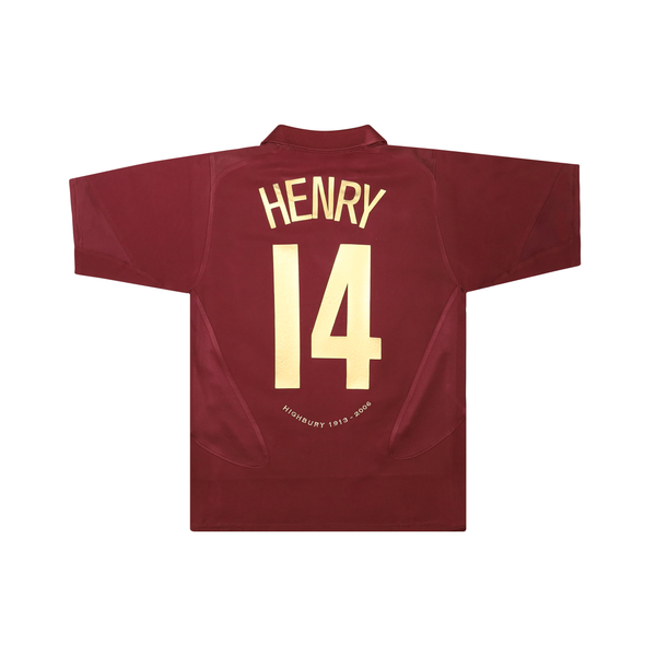 ARSENAL 2005-06 HOME SHIRT - HENRY 14 - KIDS