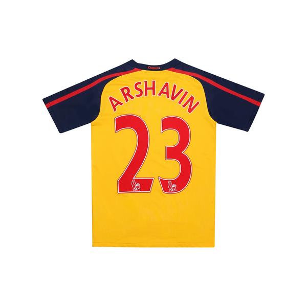 ARSENAL 2008-10 AWAY SHIRT - ARSHAVIN 23 - KIDS 
