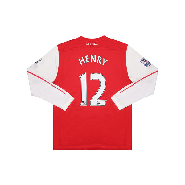 ARSENAL 2011-12 LS HOME SHIRT - HENRY 12