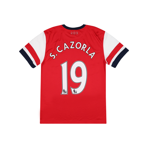 ARSENAL 2012-14 HOME SHIRT - S.CAZORLA 19 
