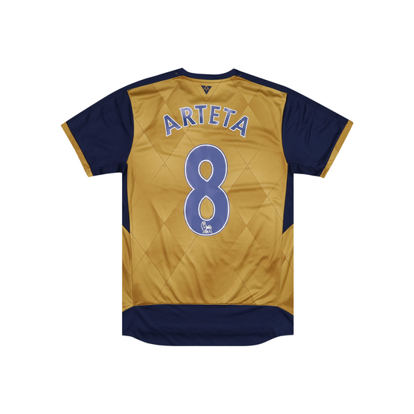 ARSENAL 2015-16 AWAY SHIRT - ARTETA 8