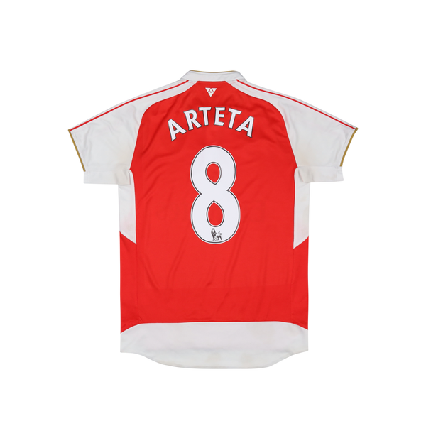 ARSENAL 2015-16 HOME SHIRT - ARTETA 8