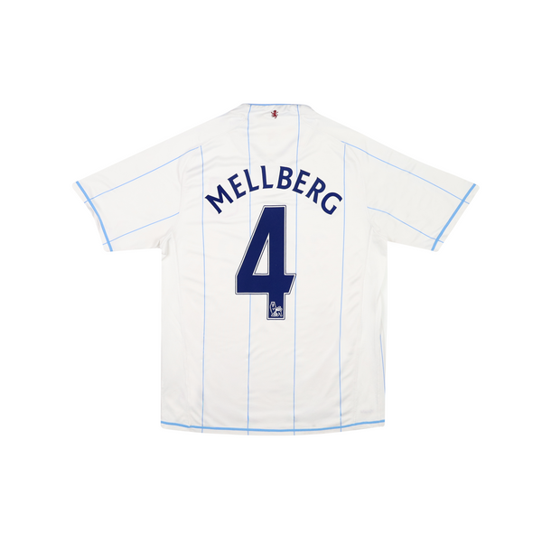 ASTON VILLA 2007-08 AWAY SHIRT - MELLBERG 4 
