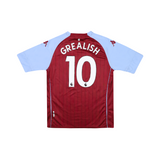 ASTON VILLA 2020-21 HOME SHIRT - GREALISH 10