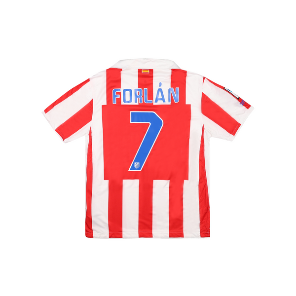 ATLETICO MADRID 2010-11 HOME SHIRT - FORLAN 7 