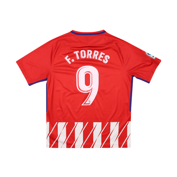 ATLETICO MADRID 2017-18 HOME SHIRT - TORRES 9