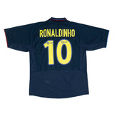 BARCELONA 2002-04 AWAY SHIRT - RONALDINHO 10
