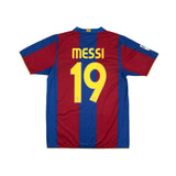 BARCELONA 2007-08 HOME SHIRT - MESSI 19