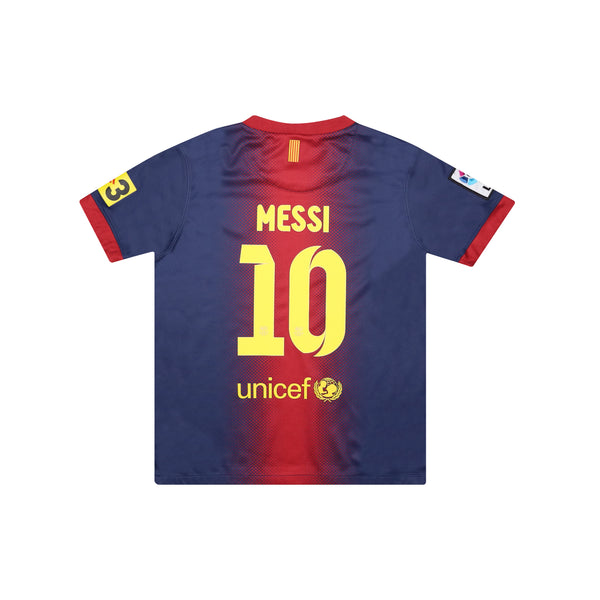 BARCELONA 2012-13 HOME SHIRT - MESSI 10 - KIDS