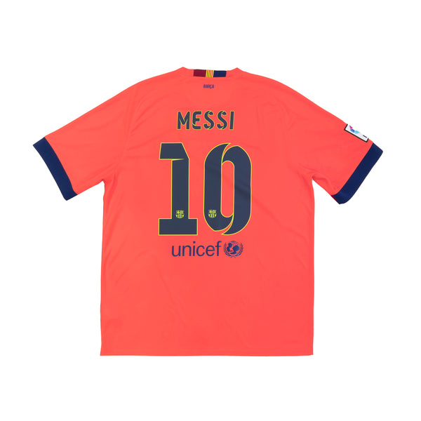 BARCELONA 2014-15 AWAY SHIRT - MESSI 10