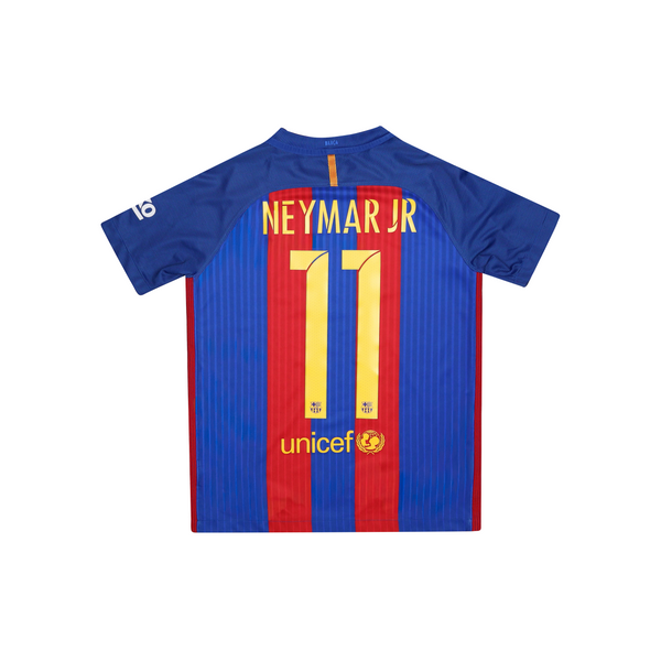 BARCELONA 2016-17 HOME SHIRT - NEYMAR 11 - KIDS