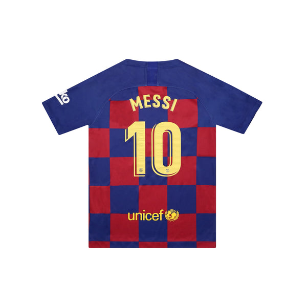 BARCELONA 2019-20 HOME SHIRT - MESSI 10 - KIDS 