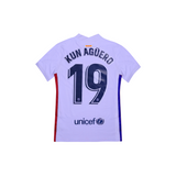 BARCELONA 2021-22 AUTHENTIC AWAY SHIRT - KUN AGÜERO 19