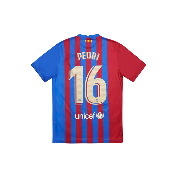BARCELONA 2021-22 HOME SHIRT - PEDRI 16 
